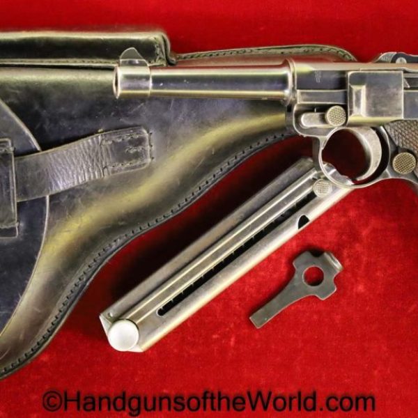 Luger, P.08, DWM/Mauser, Obendorf, 9mm, 2 Matching Magazines, Full Rig, DWM, Mauser, German, Germany, Handgun, Pistol, C&R, Collectible, BKIW, P08, P-08