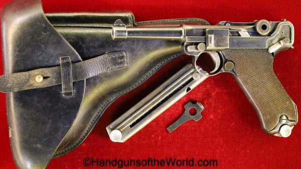 Luger, P.08, DWM/Mauser, Obendorf, 9mm, 2 Matching Magazines, Full Rig, DWM, Mauser, German, Germany, Handgun, Pistol, C&R, Collectible, BKIW, P08, P-08