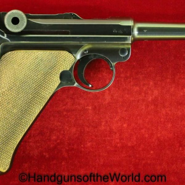 Luger, Mauser, P.08, BYF 42, 9mm, with Matching Black Widow Magazine, byf, 42, 1942, byf-42, German, Germany, Handgun, Pistol, C&R, Collectible, WWII, WW2