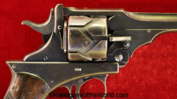 Webley, 1903, Fosbery, .455, Inscribed, with Provenance, Handgun, Revolver, Pistol, C&R, Collectible, Model, 455, British, English, UK, with Letter