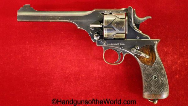 Webley, 1903, Fosbery, .455, Inscribed, with Provenance, Handgun, Revolver, Pistol, C&R, Collectible, Model, 455, British, English, UK, with Letter