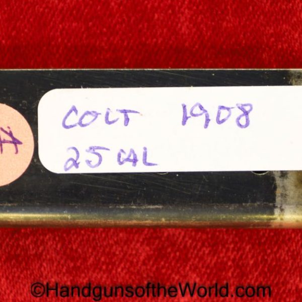 Colt, 1908, Vest Pocket, .25, Magazine, Clip, Mag, Original, Collectible, Handgun, Pistol, Hand gun, VP, Model, 25, acp, auto, 6.35, 6.35mm, American, USA