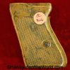 Walther, PPK, Grip, WWII, Era, brown, mottled, Bakelite, Original, Collectible, German, Germany, Handgun, Pistol, Hand gun, WW2, Grips, Vintage, Real, Old