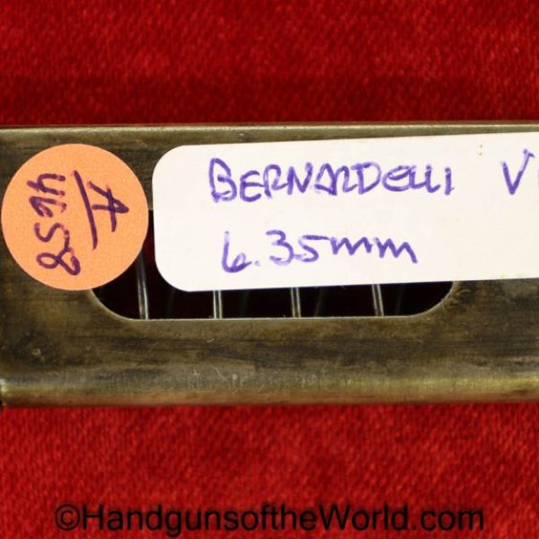 Bernardelli, Vest Pocket, 6.35mm, Magazine, Clip, Mag, Original, Italy, Italian, Collectible, Handgun, Pistol, 6.35, 25, .25, acp, auto, Hand gun