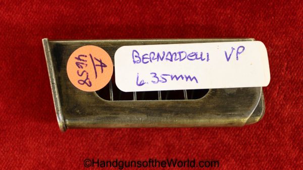 Bernardelli, Vest Pocket, 6.35mm, Magazine, Clip, Mag, Original, Italy, Italian, Collectible, Handgun, Pistol, 6.35, 25, .25, acp, auto, Hand gun