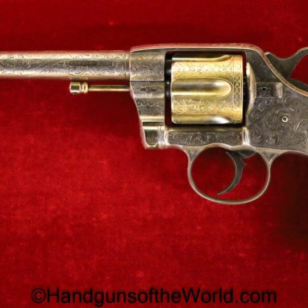 Colt, Model 1889, Navy, Revolver, .41, with Porfirio Diaz Entourage Provenance, Porfirio Diaz, Provenance, Collectible, Handgun, Antique, 1889, Gold, Silver