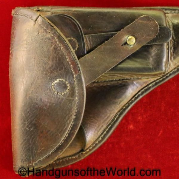 CZ-24, Holster, Brown, leather, Original, Collectible, Czechoslovakia, Czech, CZ, 24, CZ24, CZ 24, Handgun, Pistol, Hand gun, WWII, WW2, Era, German, Germany