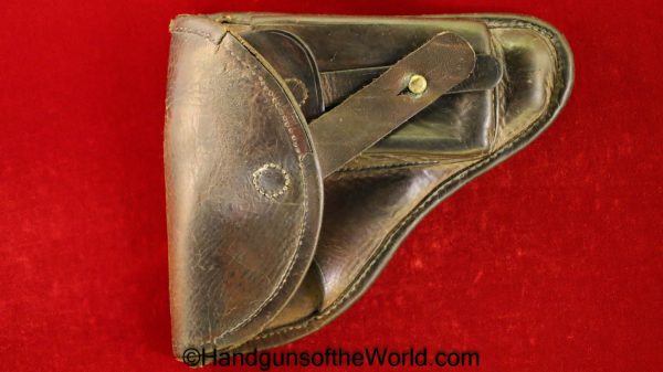 CZ-24, Holster, Brown, leather, Original, Collectible, Czechoslovakia, Czech, CZ, 24, CZ24, CZ 24, Handgun, Pistol, Hand gun, WWII, WW2, Era, German, Germany