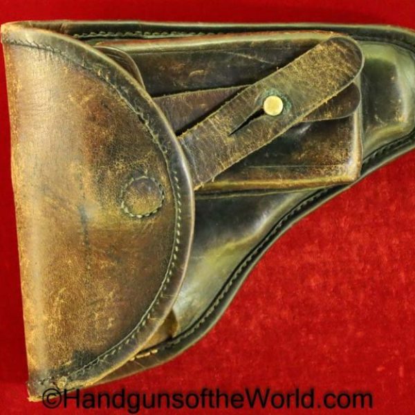 CZ-24, Holster, Unmarked, brown, leather, Original, Collectible, Czech, CZ, Czechoslovakia, 24, CZ24, CZ 24, Handgun, Hand gun, Pistol, WWII, WW2