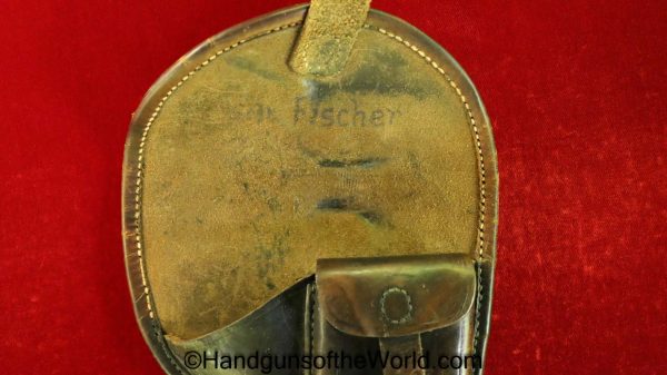 CZ-24, Holster, Unmarked, brown, leather, Original, Collectible, Czech, CZ, Czechoslovakia, 24, CZ24, CZ 24, Handgun, Hand gun, Pistol, WWII, WW2