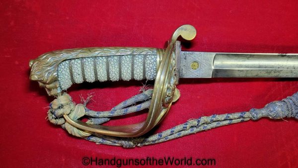 British Naval Officers Sword-HW Wyld, Captain of the HMS Pincher - Image 13
