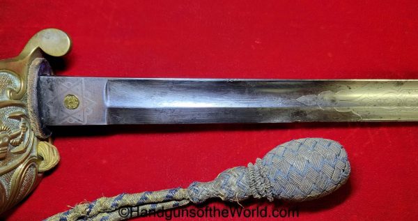 British Naval Officers Sword-HW Wyld, Captain of the HMS Pincher - Image 15
