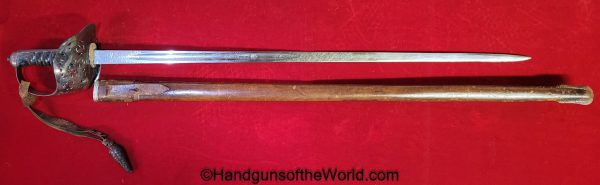 Wilkinson, Regulation Infantry, Sword, Royal Irish Fusiliers, Provenance, Clarence John Elkan, British, Britain, Original, Collectible, Historic, Elkan