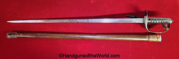 Wilkinson, Regulation Infantry, Sword, Royal Irish Fusiliers, Provenance, Clarence John Elkan, British, Britain, Original, Collectible, Historic, Elkan