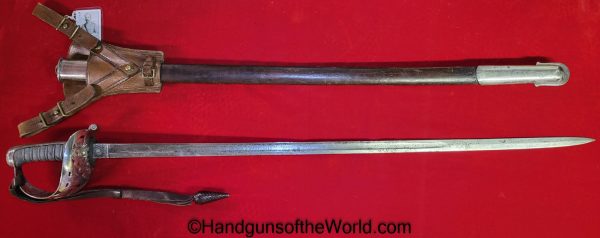 Dragoon Guard, Sword, with Provenance, Brigadier General, Thomas, Ward, Original, British, Britain, UK, United Kingdom, England, English, Collectible