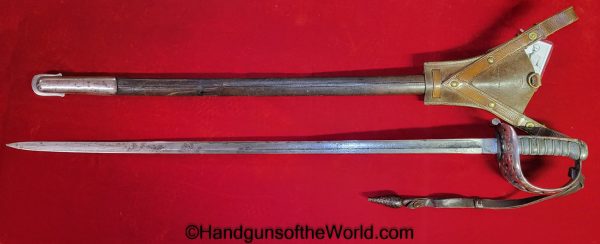 Dragoon Guard, Sword, with Provenance, Brigadier General, Thomas, Ward, Original, British, Britain, UK, United Kingdom, England, English, Collectible