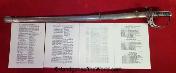 Wilkinson, Heavy Calvary, Sword, General Henderson, Provenance, Hume, Henderson, Original, Collectible, English, British, WWI, WW1, Boer, War, UK, England