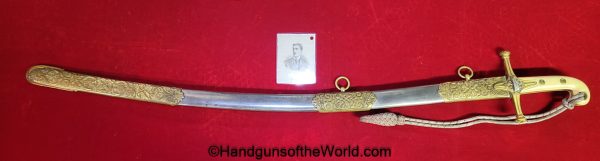 British, 1831, Model General Officers, Mameluke, with Provenance, Lord Ernest William Hamilton, Original, Collectible, Lord, Hamilton, English, General