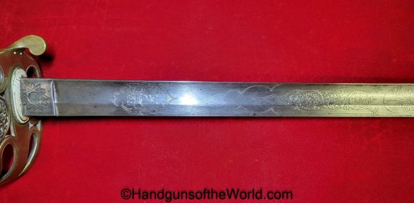 Wilkinson, Regulation Rifle, Sword, FG, Doyle, Provenance, Original, British, Britain, UK, United Kingdom, England, English, Collectible, F.G.