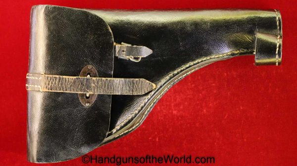 German, Herr, Flare Pistol, Holster, Dated, 1944, black, Ersatz, CVC44, cvc, 44, Original, Collectible, Germany, WWII, WW2, LP42, LP-42, LP 42, Flare, Pistol