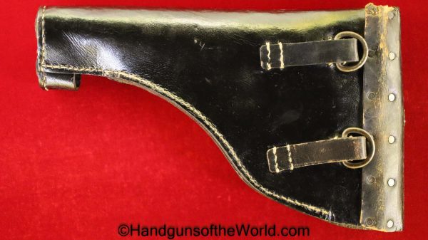 German, Herr, Flare Pistol, Holster, Dated, 1944, black, Ersatz, CVC44, cvc, 44, Original, Collectible, Germany, WWII, WW2, LP42, LP-42, LP 42, Flare, Pistol