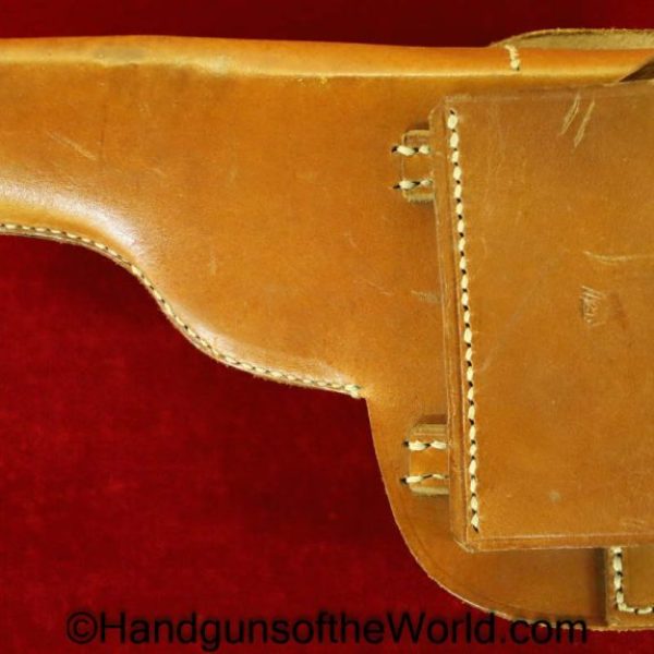 Femaru, P.Mod 37, Holster, Luftwaffe, WWII, WW2, leather, Theuermann, dropping pattern, JSD, 1942, Eagle 2, E/2, Original, Collectible, German, Germany