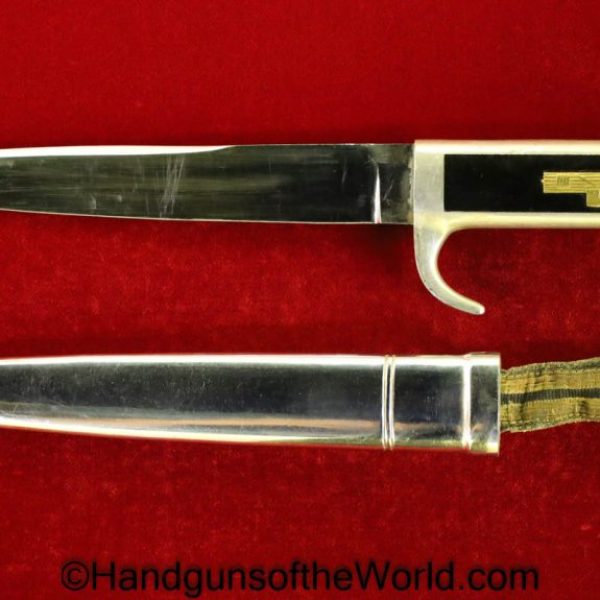 Italian, Model 1932, MVSN, Dagger, with Dress Scabbard, with Scabbard, Original, Collectible, Italy, 1932, Blackshirts, Black Shirts, Knife, Dress