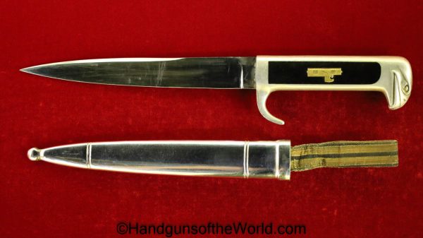 Italian, Model 1932, MVSN, Dagger, with Dress Scabbard, with Scabbard, Original, Collectible, Italy, 1932, Blackshirts, Black Shirts, Knife, Dress