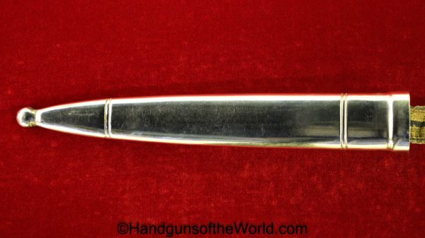 Italian, Model 1932, MVSN, Dagger, with Dress Scabbard, with Scabbard, Original, Collectible, Italy, 1932, Blackshirts, Black Shirts, Knife, Dress