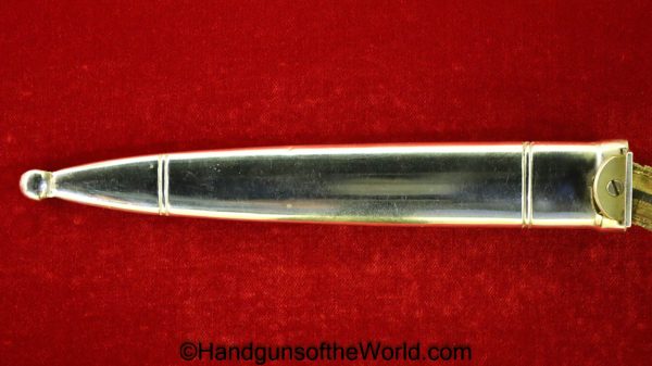 Italian, Model 1932, MVSN, Dagger, with Dress Scabbard, with Scabbard, Original, Collectible, Italy, 1932, Blackshirts, Black Shirts, Knife, Dress