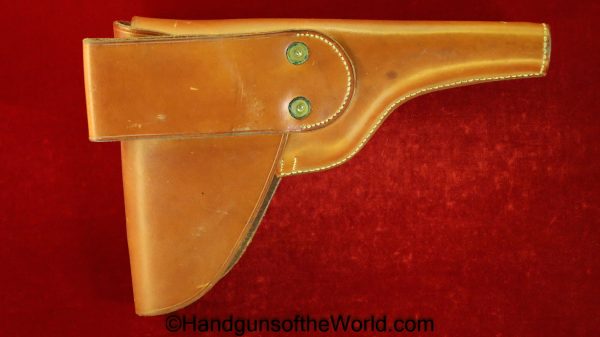 Luger, 1900, American Eagle, Test Pattern, Holster, Test, Newer, Repro, Reproduction, Collectible, US, USA, American, America, Brown, Leather, Military