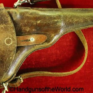 Luger, Swiss, 1900, Holster, Brown, leather, Original, Collectible, 1905, Dated, Switzerland, Handgun, Pistol, Hand gun, Maker Marked