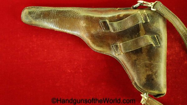 Luger, Swiss, 1900, Holster, Brown, leather, Original, Collectible, 1905, Dated, Switzerland, Handgun, Pistol, Hand gun, Maker Marked