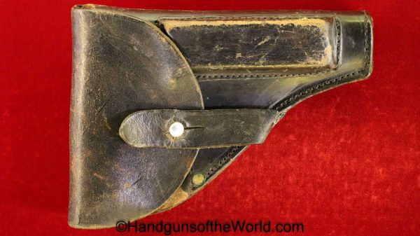 MAB, Model D, Holster, German, WWII, D, Black, leather, Germany, WW2, WaAD20, WaA D20, Original, Collectible, Handgun, Pistol, Hand gun, French, France