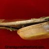 Nambu, Type 14, Holster, Brown, leather, clam shell, with brass fittings, Brass, Original, Collectible, Handgun, Pistol, Clamshell, Japan, Japanese, WWII
