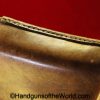 Nambu, Type 14, Holster, Brown, leather, clam shell, with brass fittings, Brass, Original, Collectible, Handgun, Pistol, Clamshell, Japan, Japanese, WWII