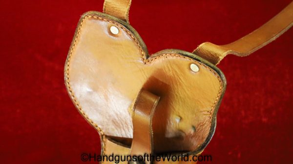 Sauer, 1930, Behorden, Model, Shoulder Holster, Holster, unmarked, brown, leather, Original, Collectible, Period, Vintage, Handgun, Pistol, Hand gun