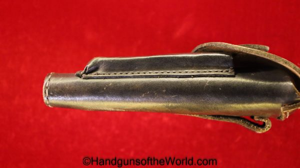 Unique, Kreigsmodell, Model 17, Holster, German, WWII, Germany, WW2, Original, Collectible, Model, 17, Handgun, Pistol, Black, Leather, WaAD20, WaA D20