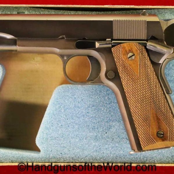 1911, 1911A1, 9mm, Crown City Arms, Handgun, Pistol, Shooter Grade, Boxed, with Box, Collectible, Crown, City, Arms, Hand gun, USA, American, America