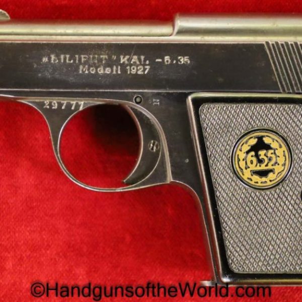 Menz, Liliput, Model 1927, 6.35mm, 1927, Model, German, Germany, Handgun, Pistol, C&R, Collectible, VP, Vest Pocket, .25, 25, acp, auto, 6.35, Hand gun