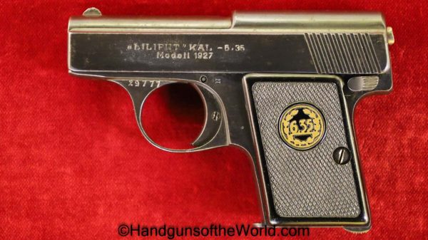 Menz, Liliput, Model 1927, 6.35mm, 1927, Model, German, Germany, Handgun, Pistol, C&R, Collectible, VP, Vest Pocket, .25, 25, acp, auto, 6.35, Hand gun