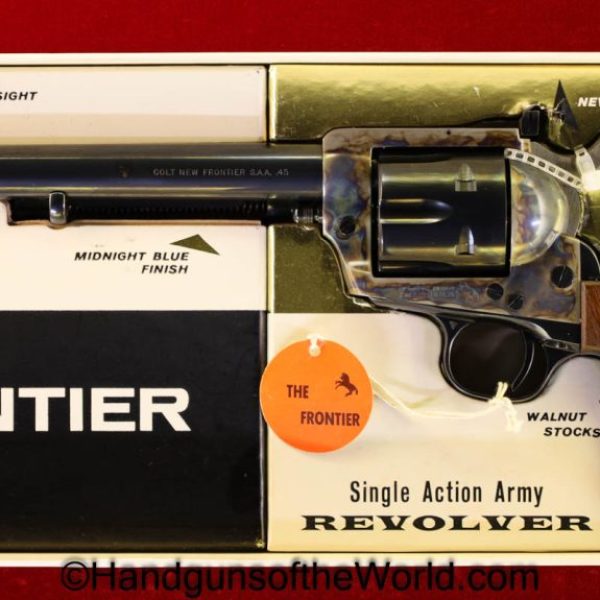 Colt, New Frontier, SAA, .45 Colt, in Rare Early Box, Boxed, with Box, 1962, .45, 45, Long Colt, LC, Single Action Army, Handgun, Revolver, C&R, Collectible