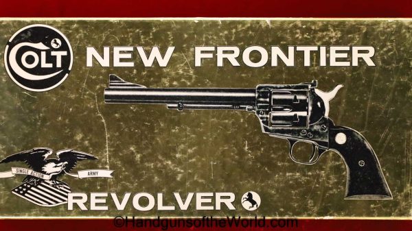 Colt, New Frontier, SAA, .45 Colt, in Rare Early Box, Boxed, with Box, 1962, .45, 45, Long Colt, LC, Single Action Army, Handgun, Revolver, C&R, Collectible
