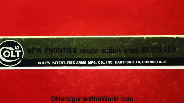 Colt New Frontier SAA, .45 Colt, in Rare Early Box - Image 35