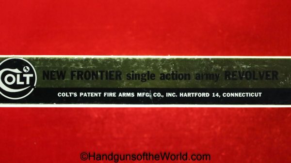 Colt New Frontier SAA, .45 Colt, in Rare Early Box - Image 36