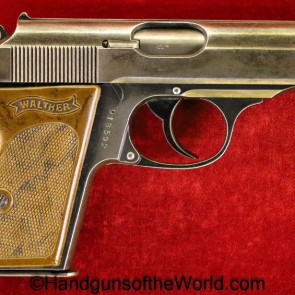 Walther, PPk, 7.65mm, 1935, German, Germany, Handgun, Pistol, C&R, Collectible, 7.65, 32, .32, acp, auto, Hand gun, Pocket, Shooter, Grade, Shooter Grade