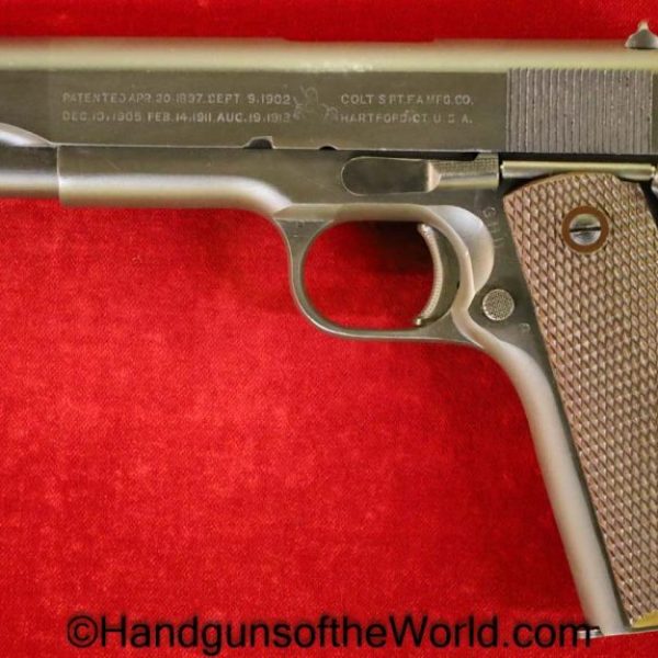 Colt, 1911A1, .45acp, US, Army, Early 1944, Nice, 1944, Handgun, Pistol, C&R, Collectible, .45, 45, acp, auto, 1911, WWII, WW2, American, Americana, USA