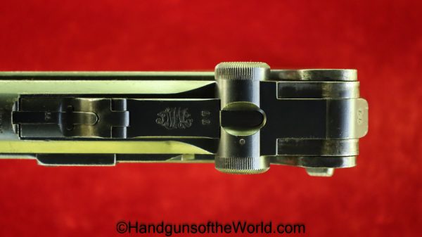 Luger LP.08, DWM 1917 Artillery, 9mm, German WWI Issue with an Original Stock - Image 11