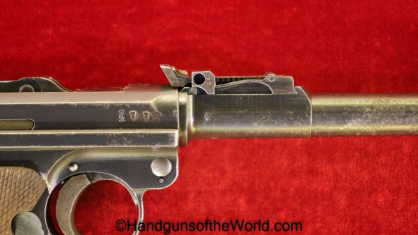 Luger LP.08, DWM 1917 Artillery, 9mm, German WWI Issue with an Original Stock - Image 17