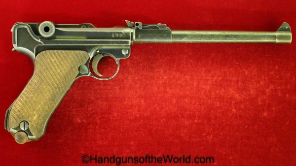 Luger, LP.08, DWM, 1917, Artillery, 9mm, German, WWI, with an Original Stock, WW1, Germany, Handgun, Pistol, C&R, Collectible, Original Stock, Stocked, LP08